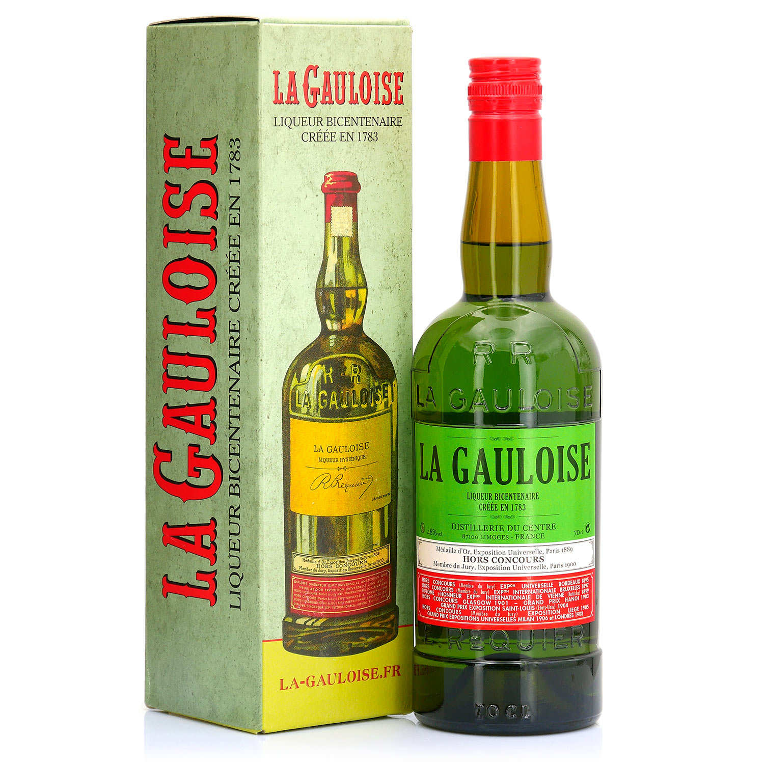 GAULOISE VERTE LIQUE BICENT 48% 70CL